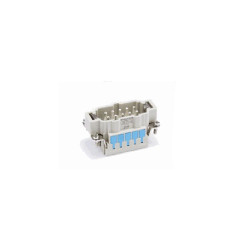 Insert HE, Raccordement à ressort, mâle, 10 pin, 16A, Polycarbonate, 10B 